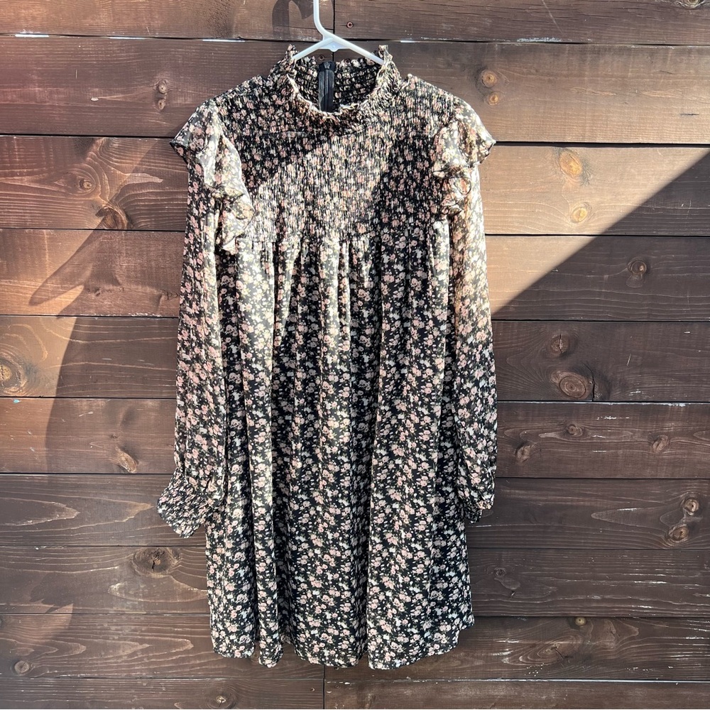 Mango Floral Print Dress Size 18 - Picture 4 of 8